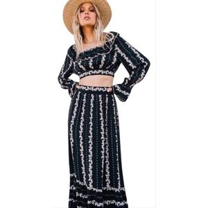 Free People “Lolita” 2 piece set size S